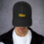 Men wearing baseball cap with the Creative TRND Logo embroid on it