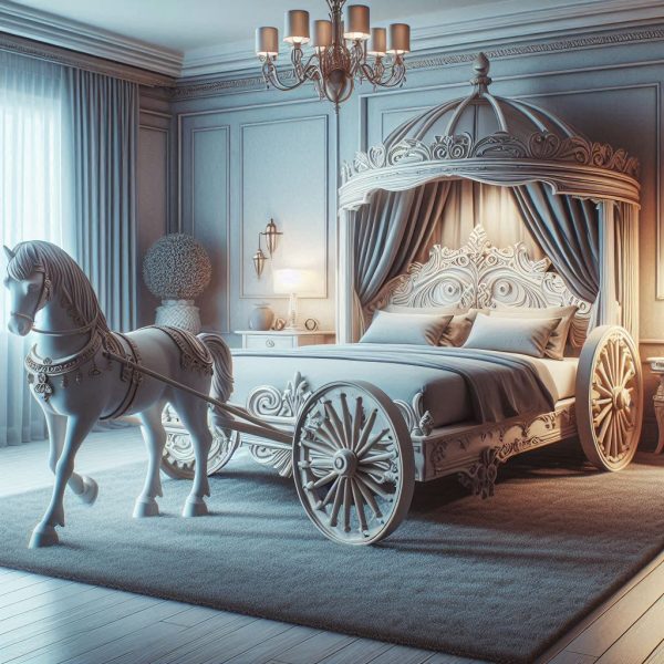 The Enchantment of a Fairy Tale Carriage Shaped Bed: Bringing Dreams to Life