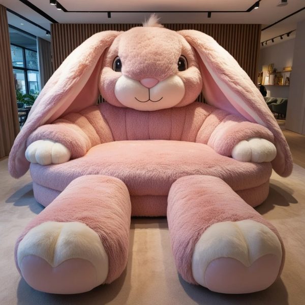 How to Incorporate Giant Rabbit Loungers into Your Décor